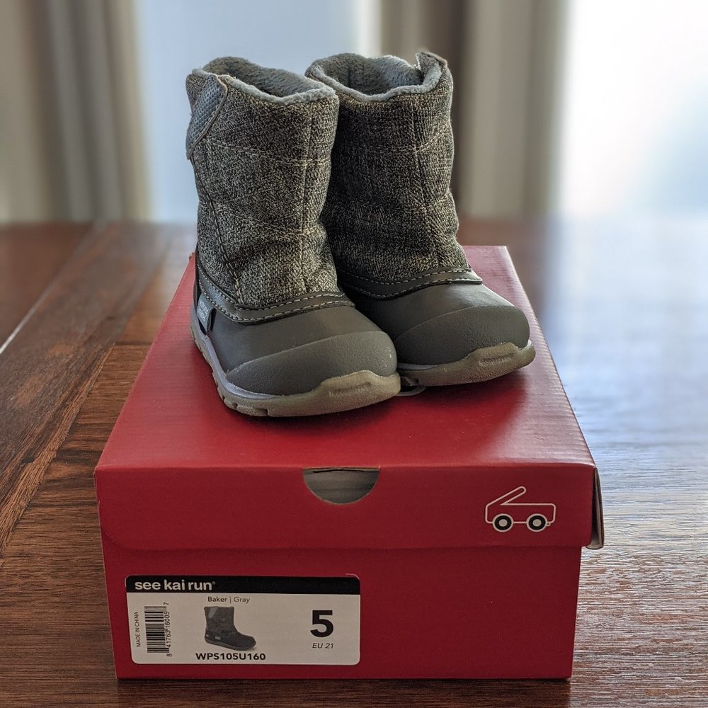 See Kai Run Baker Winter Boots - Size 5